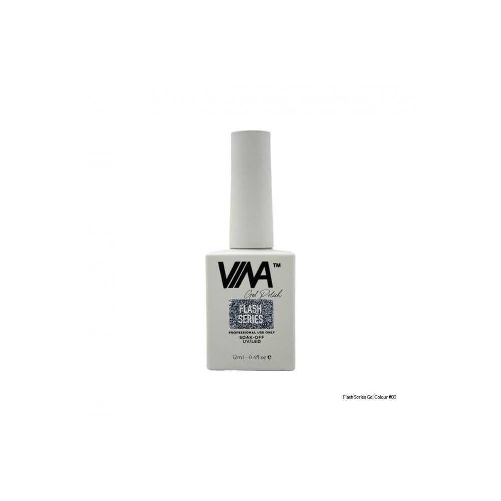VINA FLASH SERIES GEL COLOUR 12ML - SILVER