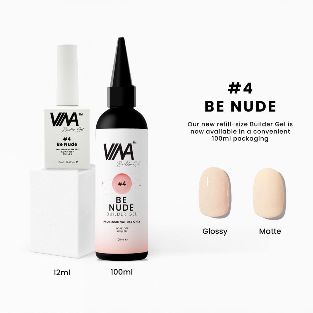 VINA BUILDER GEL 100ML - #4 (BE NUDE)