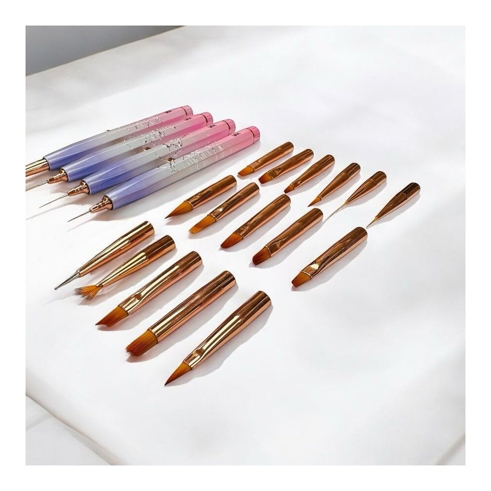 Retractable Nail Art Brush - 20 in 1