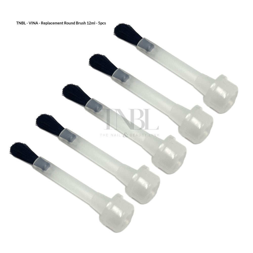 Replacement Brushes Pk of 5 - Round Head for 12ml bottle