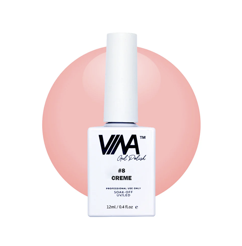 VINA Sheer Gel Colour 12ml - #8 Creme