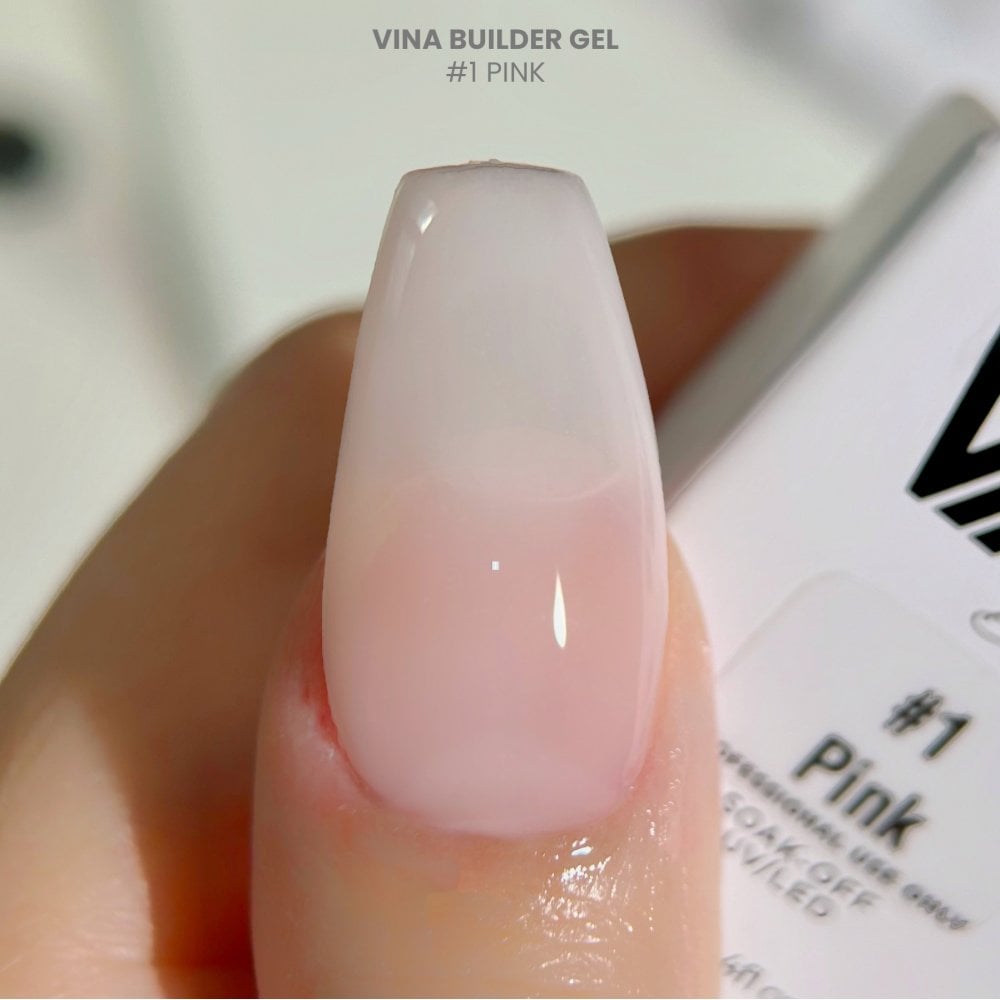 VINA BUILDER GEL 12ML - #1 (PINK)
