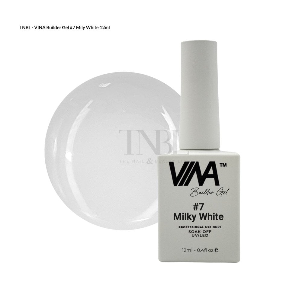 VINA BUILDER GEL 12ML - #7 (MILKY WHITE)