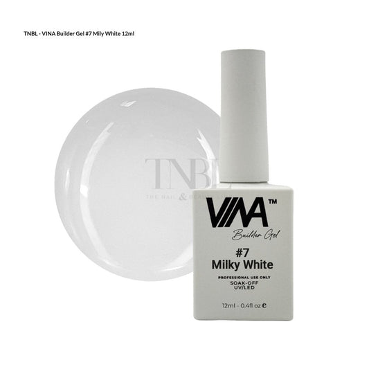 VINA BUILDER GEL 12ML - #7 (MILKY WHITE)