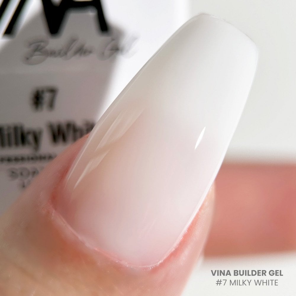 VINA BUILDER GEL 12ML - #7 (MILKY WHITE)