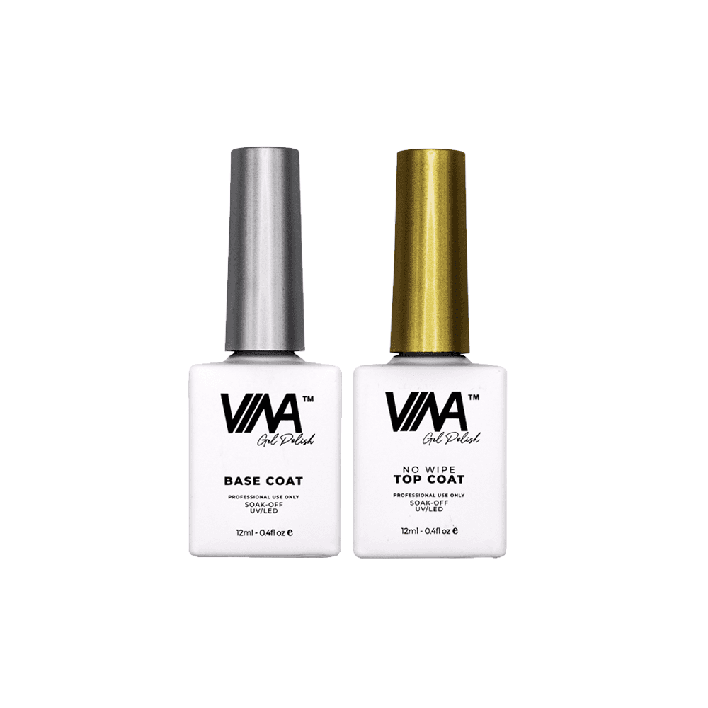 Gel Essentials DUO 12ml - Base Coat & No Wipe Top Coat Bundle