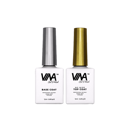 Gel Essentials DUO 12ml - Base Coat & No Wipe Top Coat Bundle