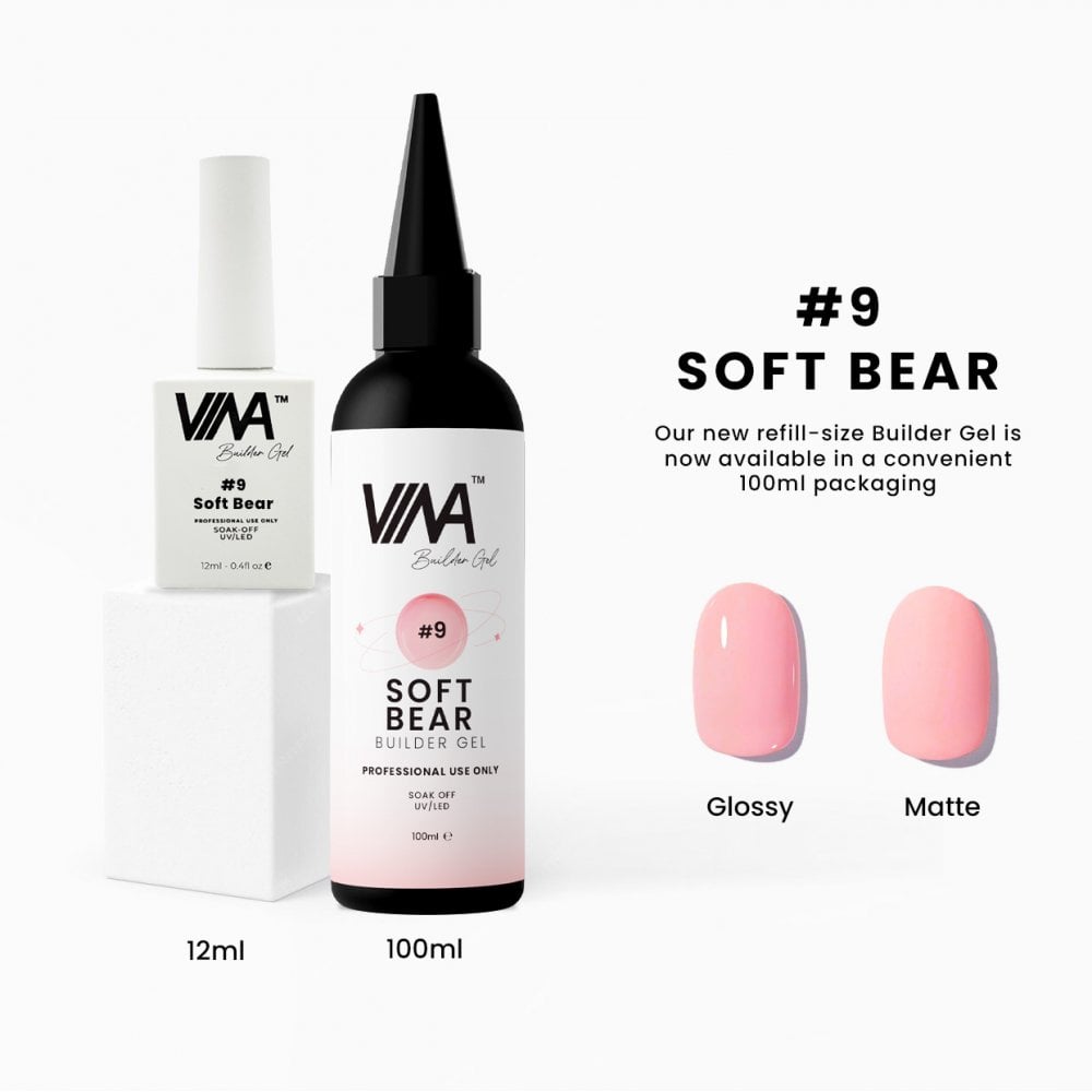 VINA BUILDER GEL 100ML - #9 (SOFT BEAR)