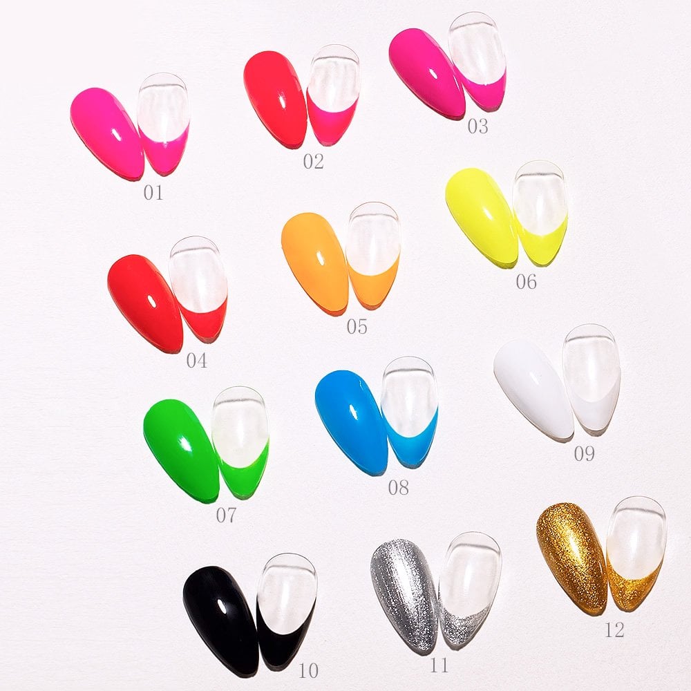 Nail Art Gel Liner 12 Colors Collection - A Limited Edition