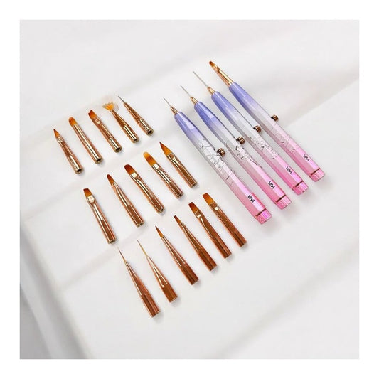 Retractable Nail Art Brush - 20 in 1