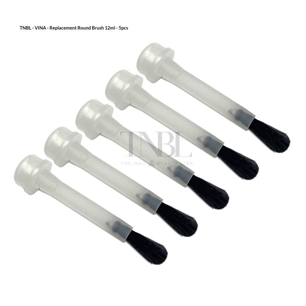 Replacement Brushes Pk of 5 - Round Head for 12ml bottle