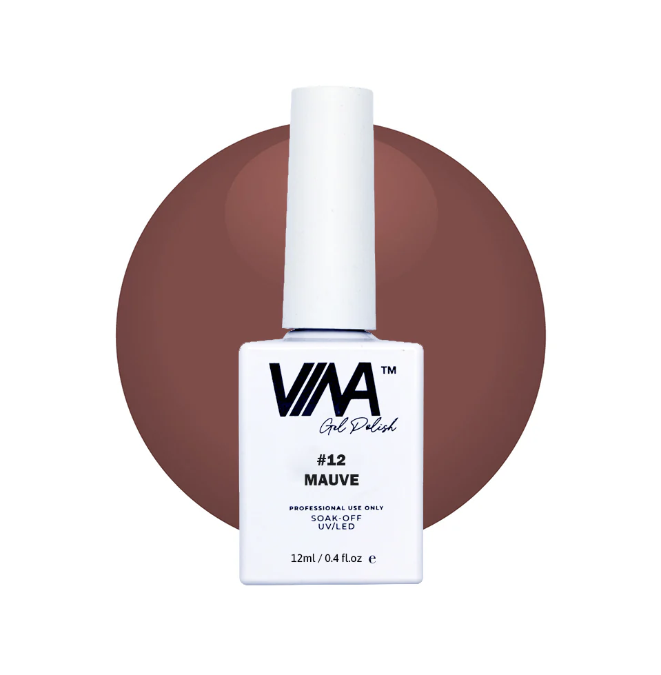 VINA Sheer Gel Colour 12ml - #12 Mauve