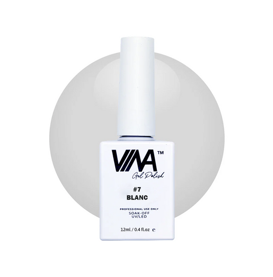 VINA Sheer Gel Colour 12ml - #7 Blanc